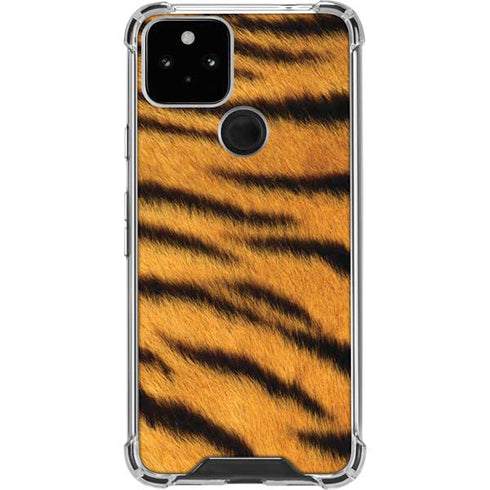 Tigress Animal Print Google Pixel 5 Clear Case